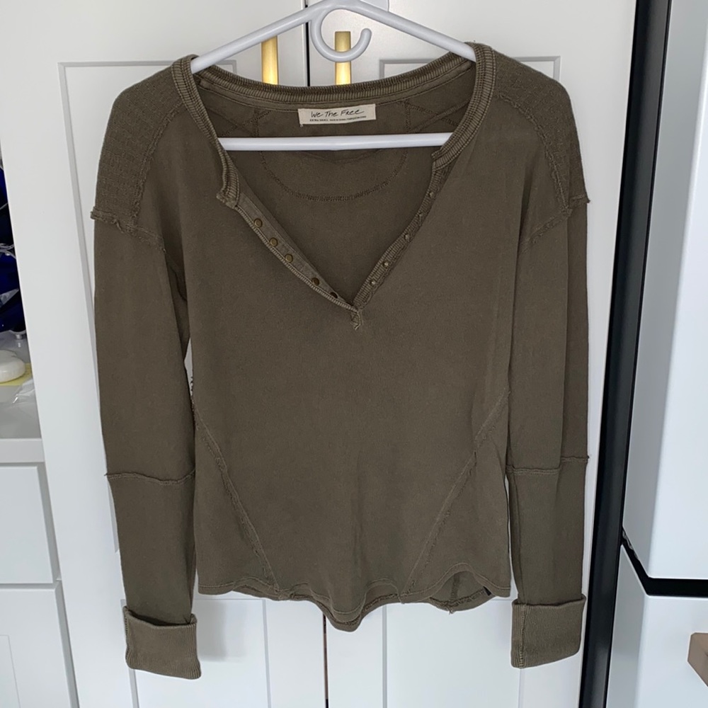 Free People long sleeve top